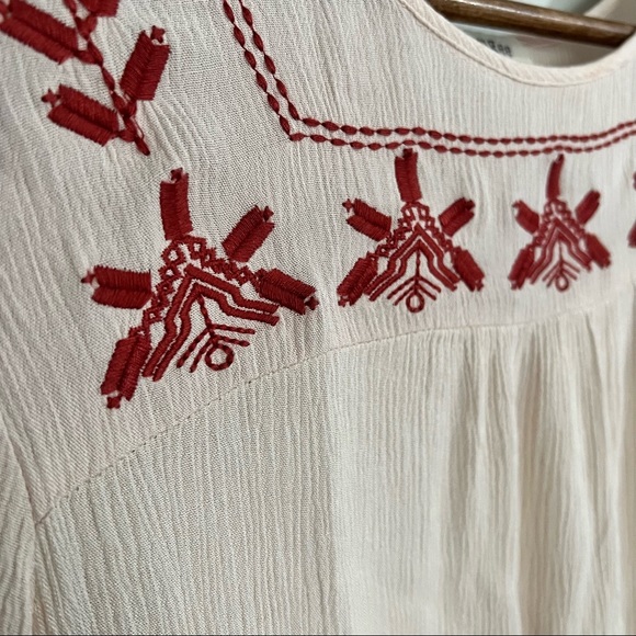 Umgee boho embroidered blouse small - Picture 4 of 6